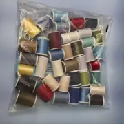 38 Spools Assorted Colors Thread Basic All Purpose Sewing Thread Unused