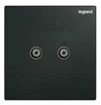 在飛比找友和YOHO優惠-Legrand 羅格朗 Galion TV/FM電視插座 碳