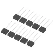 20Pcs DIP Mounted Miniature Square Slow Blow Micro Fuse, 8A 250V, Black