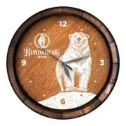 Bundy Bundaberg Rum Bear Design Wooden Clock
