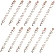 KITANDOVE 12pcs Shaft Shafts Shaft and Flights Darts Case Game Necessity Replacements for Lover Rods Stems Shaft Replacements Parts Game Supplies Reusable Stem Golden Aluminum