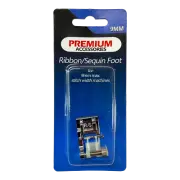 Premium 9mm Ribbon Sequin Foot for Janome & Elna Models - Adjustable Skyline S7