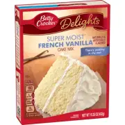 Betty Crocker Super Moist French Vanilla Cake Mix