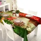 Picking Mushroom 3D Tablecloth Table cover Cloth Rectangle Wedding Party Banquet