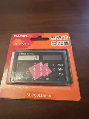 Casio Solar Calculator SL-760LU In Sealed Package (New Old Stock) Works