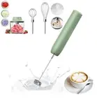 Handheld FrotherCoffee Stirrers ElectricDrink Frother Rechargeable Milk Froth...