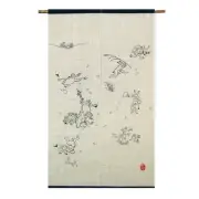 Hemp curtain / Noren / Door curtain / Manyo-ya / Kyoto curtain / Ma From Japan