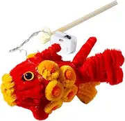 Chenille Pipe Cleaners | Twist Stick Set Fish Lantern - Colorful New Year Ornament Twisting Stick Set, Spring Festival Toy Fuzzy Stick Craft for Kids