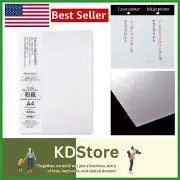 100-Pack A4 Washi Paper - Multipurpose Smooth Paper for Printing & Handwriting