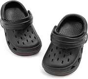 [Casazoe] Toddler Cute Garden Clogs EVA Sandals Boys Girls Slip On Shoes Summer Lightweight Outdoor Slides Sandals Children Beach Pool Play Shoes