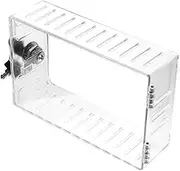 NOLITOY Box Transparent Large Thermostat Protective Cover Digital Thermostat Enclosure Clear Thermostat Guard for Wall Locking Thermostat with Key Protector Thermostat for Home Plastic