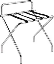Foldable Luggage Rack for Hotel Guest Room, Easy to Move Foldable Hotel Hanging Rod Metal Small Volume Bedroom Bearing Strong (Color : B, Size : 60x46x68cm) (B 60x45x68cm) (A 52x52x65cm) (B