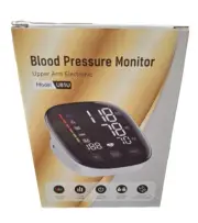 Blood Pressure Monitor, XL Cuffs (9-17" & 13-21"), 6" LED Display, USB+Batteries