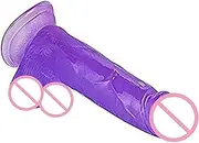 anal plug realistic dildo Realistic Dildo Cup For Dildo dildo butt thrusting dildo(Purple - S) anal plug