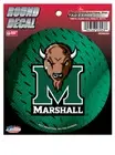 3.5" NCAA Marshall Thundering Herd Decal Car Window Sticker College Dorm