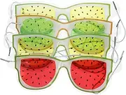 3sets Blindfold Facial Masks Eyes Glasses Halloween Glasses Funny Butt Glasses Novelty Sunglasses Funny Eye Glasses Gel Eye Masks Reusable Eye Masks Ice Eye Patch Birthday Pp 4pcs*3 FRCOLOR