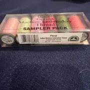 DMC Floral Cotton Machine Embroidery Thread Sampler Pack FRENCH NEW