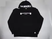 12496 mastermind Japan x bape pullover hoody black S