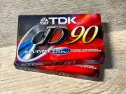 TDK D90 Blank Cassette Tape 2x High Output Dynamic Performance Tapes SEALED