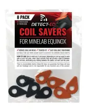 Coil Savers - Washers for Minelab Equinox Metal Detector | Rubber Teardrop Shape