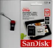 SanDisk Micro SD Card 128GB TF Class 10 for Smartphones