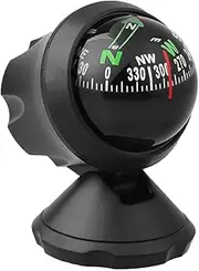 SANON Car Compass, Inclinometer Car Guide Ball Angle Slope Level Meter Finder Tool Balancer Measure Equipment for Car Vehicle Sea Marine Boat Ship Outdoor Trip