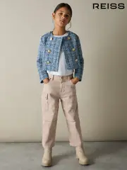 Reiss Camel Ocean 4-9 yrs Straight-Leg Patch Pocket Jeans (AC4752) | $110