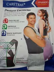 Caretras Posture Corrector For Women & Men Back & Shoulder Brace Size (XL)