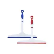 10" Red & Blue Rubber Squeegee with Hanging Loop 2-Pack