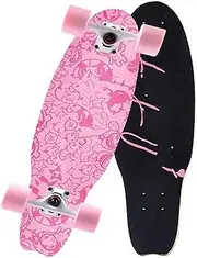 Small Fish Board for Beginners, Skateboard, Professional Board, Travel Four Wheels, Suitable for Children and Adults, is A Good Choice.