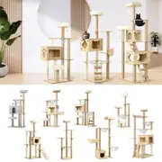 Alopet Cat Tree Tower Scratching Post Scratcher Cats Condo House Bed Furniture
