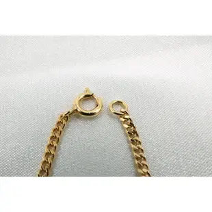 二手現貨 Christian Dior 迪奧 復古 鏈條手鍊 標誌 金色 7064j 日本出貨