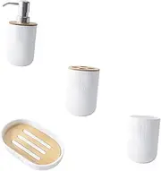 Luxshiny Toothbrush Washing Cup Bathroom Accessories Kit Suction Hotel Home Decor