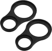 HORIALENCE 1 Pair Front Door Speaker Adapter Brackets for Car Audio System Durable a Pillar Mounts for Enhanced Sound Performance Compatible with Car Audio Installations