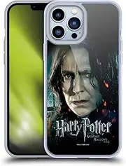 Head Case Designs Officially Licensed Harry Potter Severus Snape Deathly Hallows VIII Gel Case [Military Grade Protection] Compatible with Apple iPhone 13 Pro Max