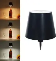 Wireless Bottle Lamp, 2024 New 3 Color Rechargeable Wine Bottle Lights for Bars