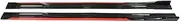2.18m Car Side Skirts Winglet Splitters Lip Compatible for VW Golf Compatible for BMW Compatible for Ford Compatible for Audi 8 Pieces Universal Side Skirt Extensions(Carbon Fibre)