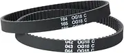 [QASULER] Vacuum Belts, Drive Timing Belt, for Bissell, Pro Heat 2X Revolution 18588, Vacuum Cleaner Synchronous Conveyor Home Appliance Spare Parts (Size : 1pc) Vacuum Cleaner Belt(Black 2pc)