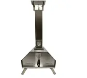 Kasa Tabletop Pizza Oven Portable Bbq Charcoal Wood Fired Outdoor Camping Steel