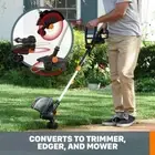 String Trimmer/Edger/Lawn Mower 3-in-1 Grass Trimmer GT Revolution 20V 12"