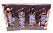Ed Hardy Tall Shooters - Do Or Die Black Shot Glasses Set of 4 - Double Shots