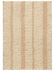 [Miss Amara] Joni Dot Pattern Pattern Washable Rug in Brown