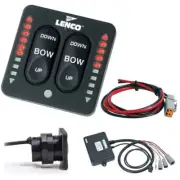 Lenco LED Indicator Two-Piece Tactile Switch Kit with Pigtail Single Actuator