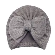 Baby Turbans Big Bow Grey What You Need