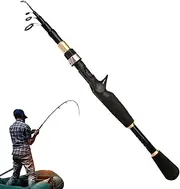 Telescopic Fishing Rod, Telescopic Fishing Rod, Bait Casting Rod, Fishing Rod for Ejecting Lures with Long Range, Robust Fishing Rod for Ejecting Long Casts, Fishing Rod for Ejecting Fishing Rods
