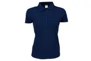Tee Jays Womens/Ladies Luxury Stretch Short Sleeve Polo Shirt (Navy Blue) - UTBC3307