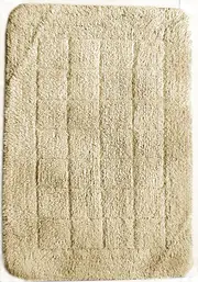 Cotton Bath Mat Ivory
