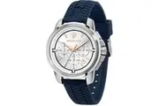 Maserati Successo Chronograph Silicone Strap Silver Dial Quartz R8871621013 Men's Watch