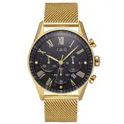 Jag jag-lachlan-black-gold-multi-dial-mens-watch-j2277a Stainless Steel Black 9325452011956