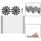 Complete Chimney Sweep Kit 21 Pcs with Brush Heads and Drill Connector